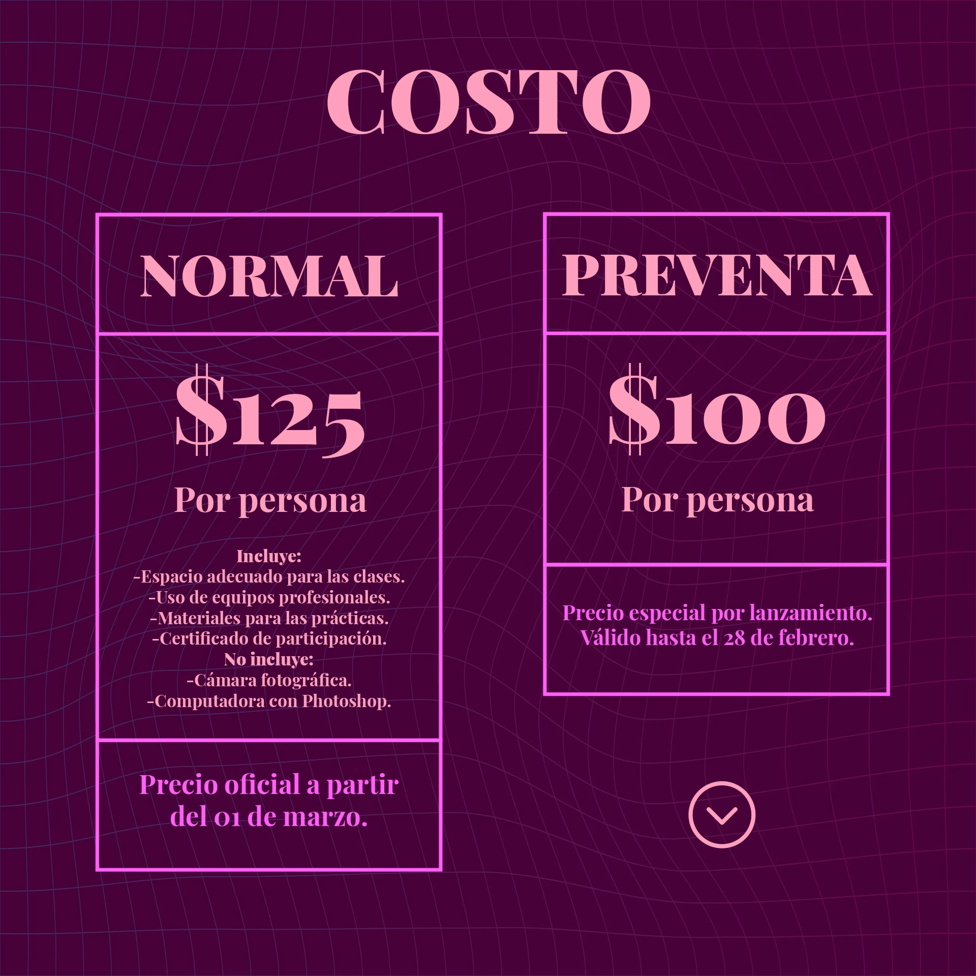 Taller2026precio
